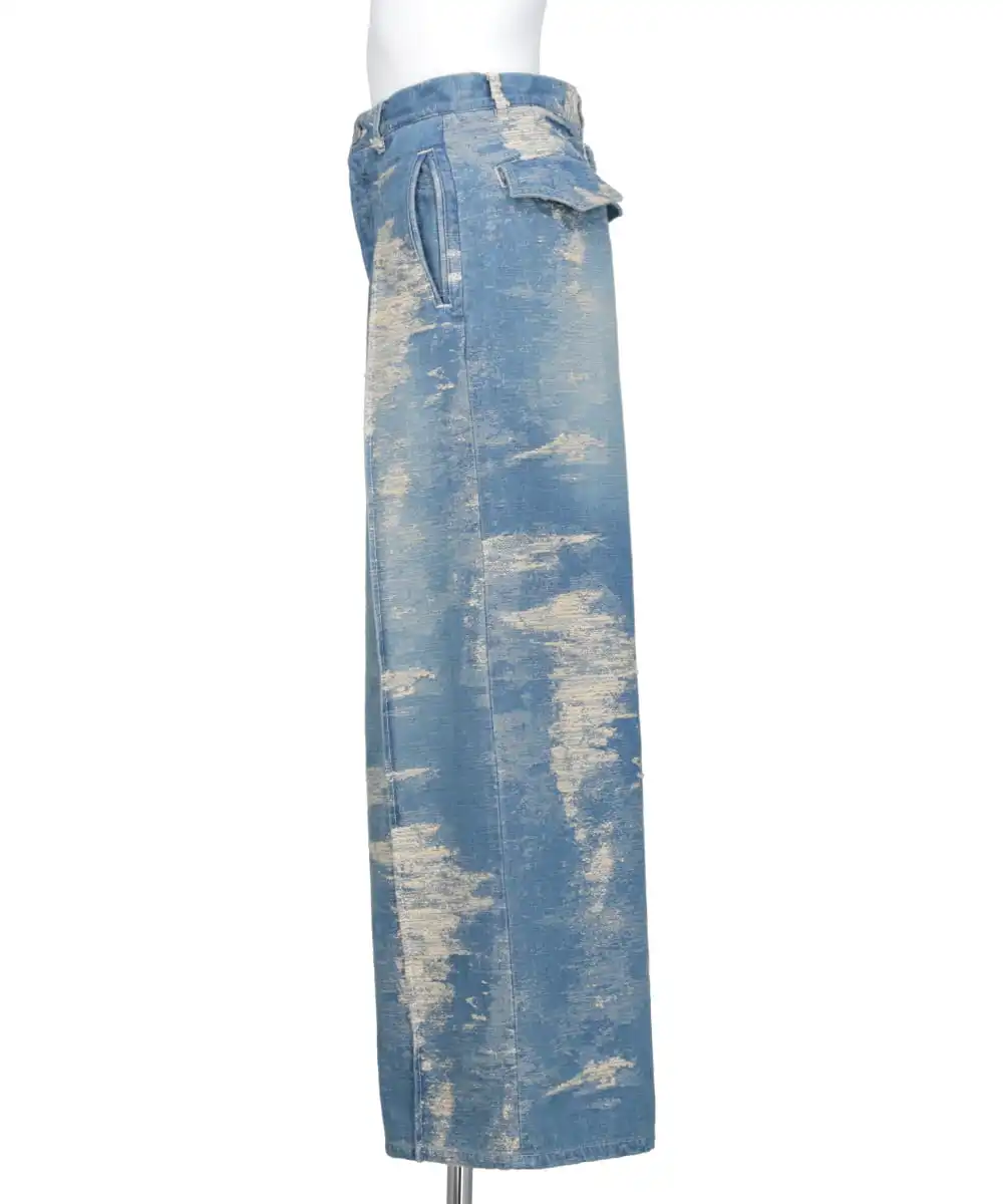 DENIM WIDE SLACKS