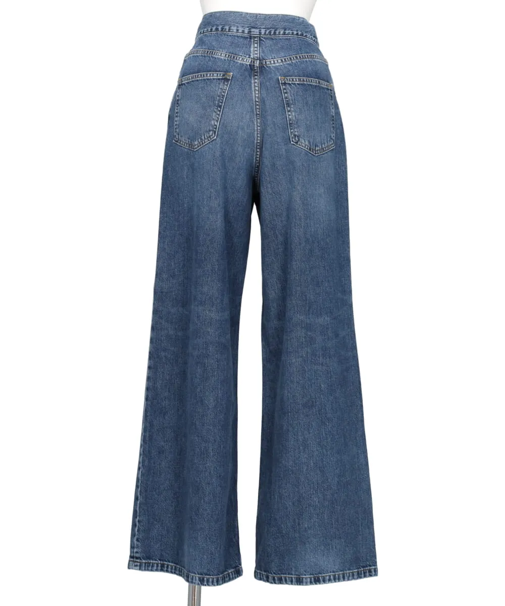 ジョンローレンスサリバン ジョンローレンスサリバン Rigid denim wide pants 44
