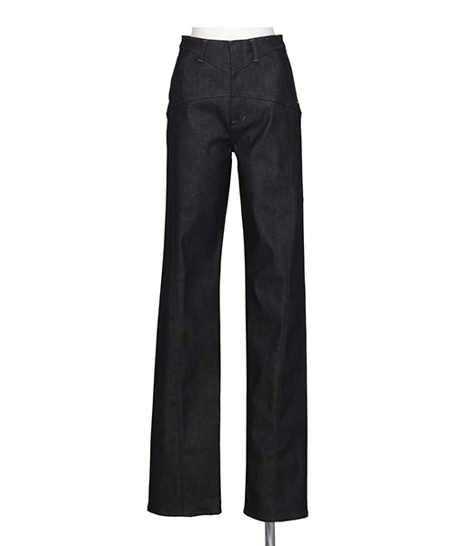 12OZ HIGHRISE COATED JEANS