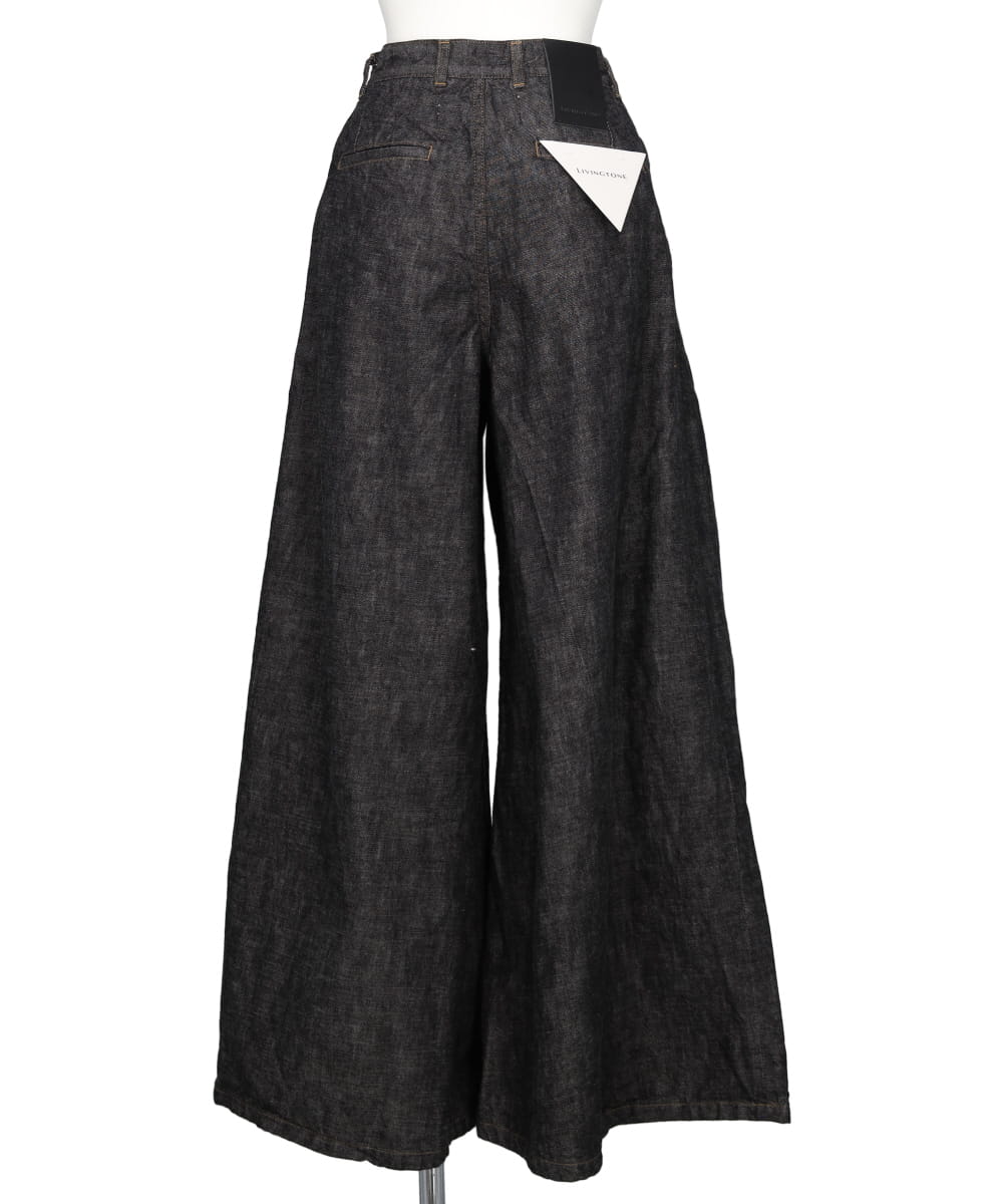 LIVINGTONE Dolk3_WIDE LEG(BLACK) 36s - デニム