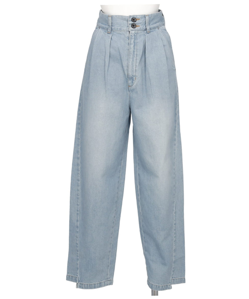 HEMP DENIM WAIST PANTS