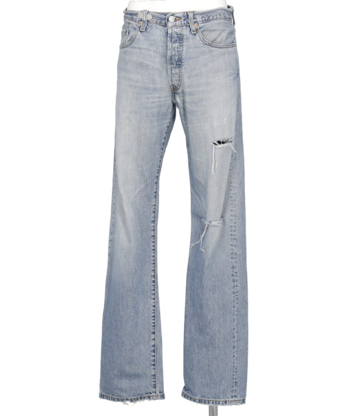 VINTAGE LEVIS 501 HEART STITCH DAMGE DENIM