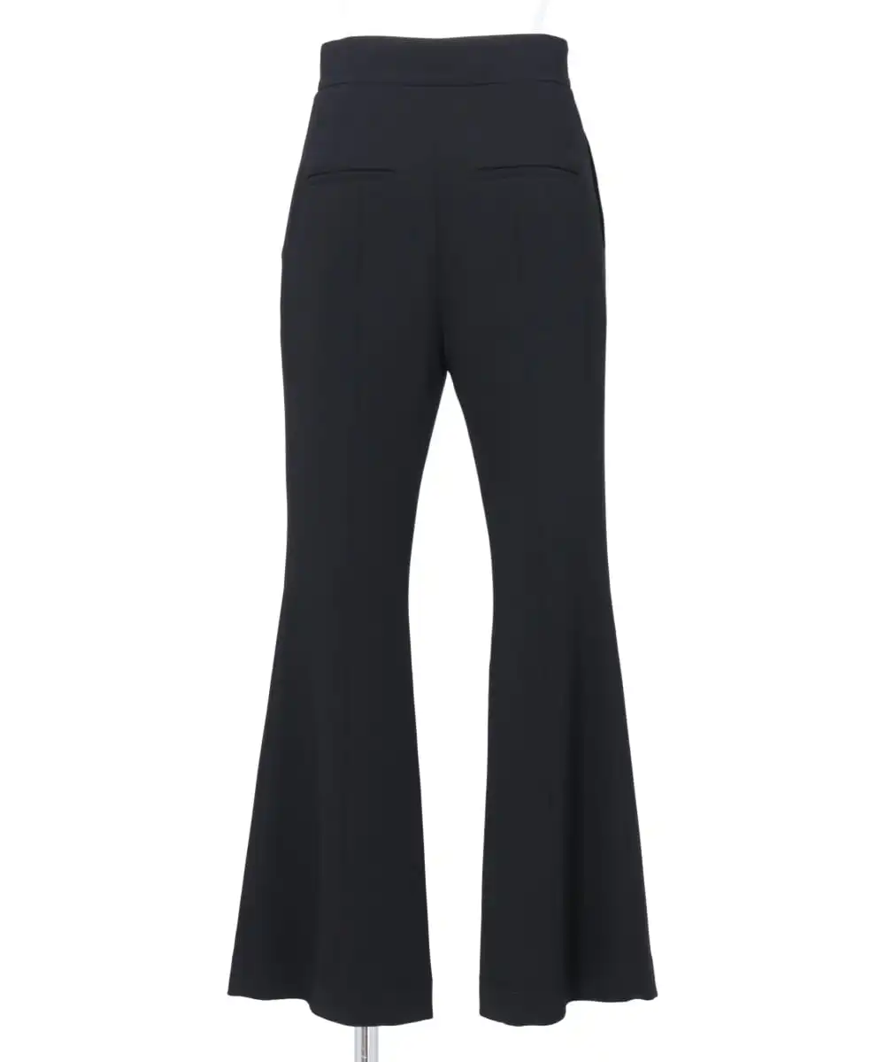 ACETATE POLYESTER CROPPED SUIT TROUSERS