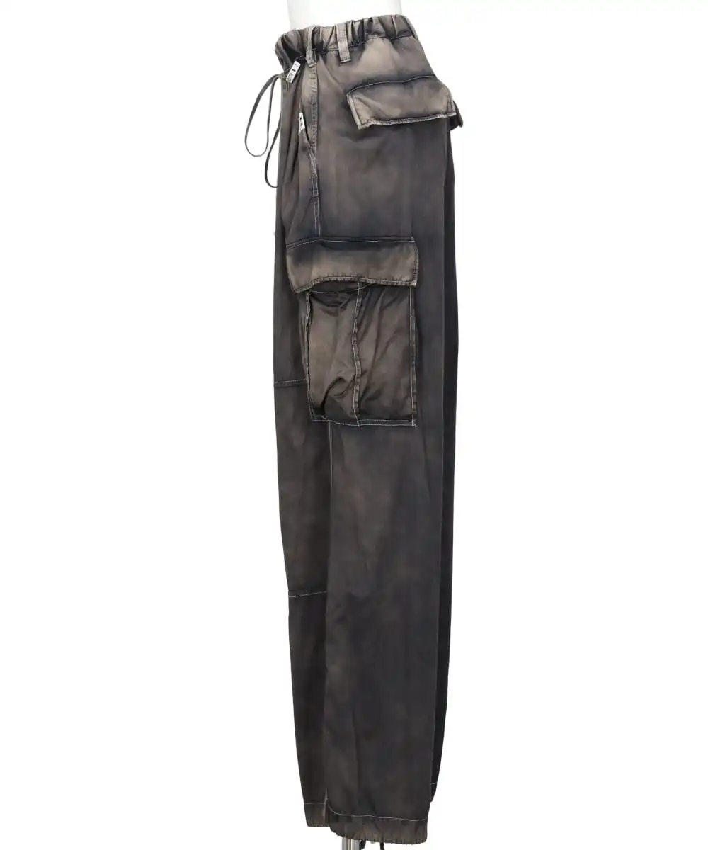 C/R SATIN CARGO PANTS