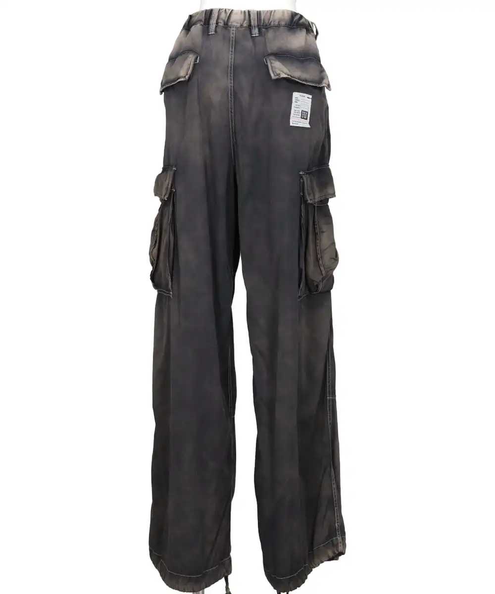 C/R SATIN CARGO PANTS