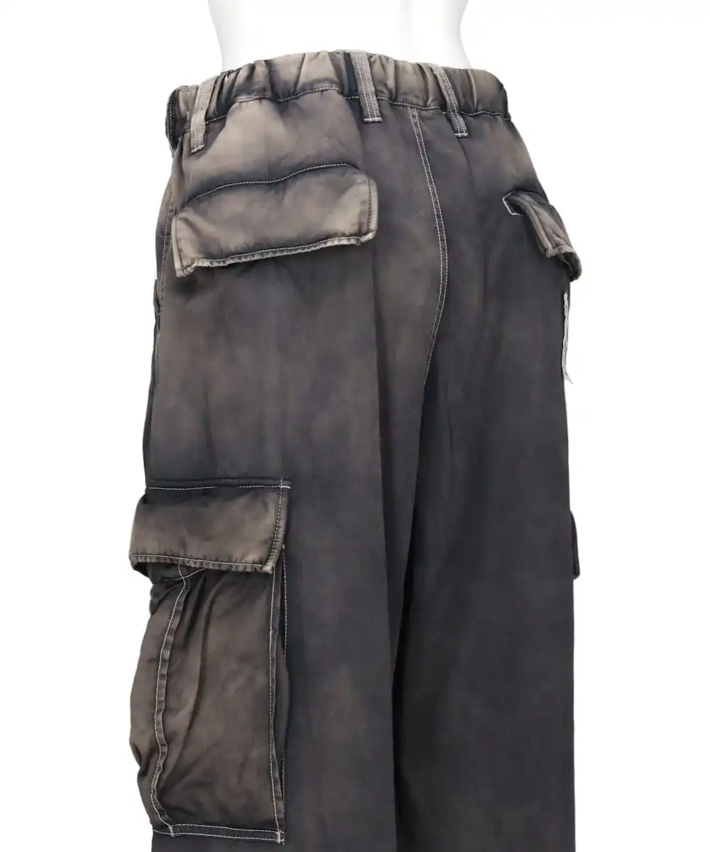 C/R SATIN CARGO PANTS