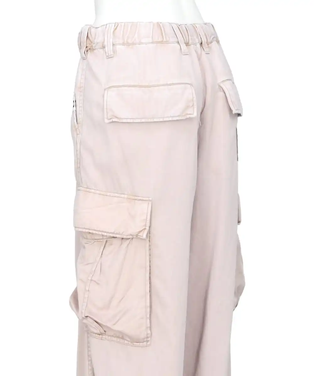 C/R SATIN CARGO PANTS