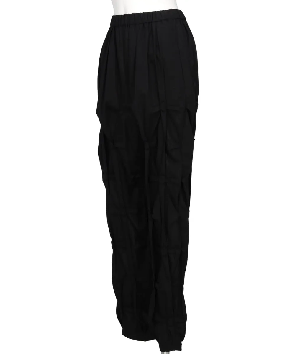 SHEER BROAD DIAMOND TUCK PANTS
