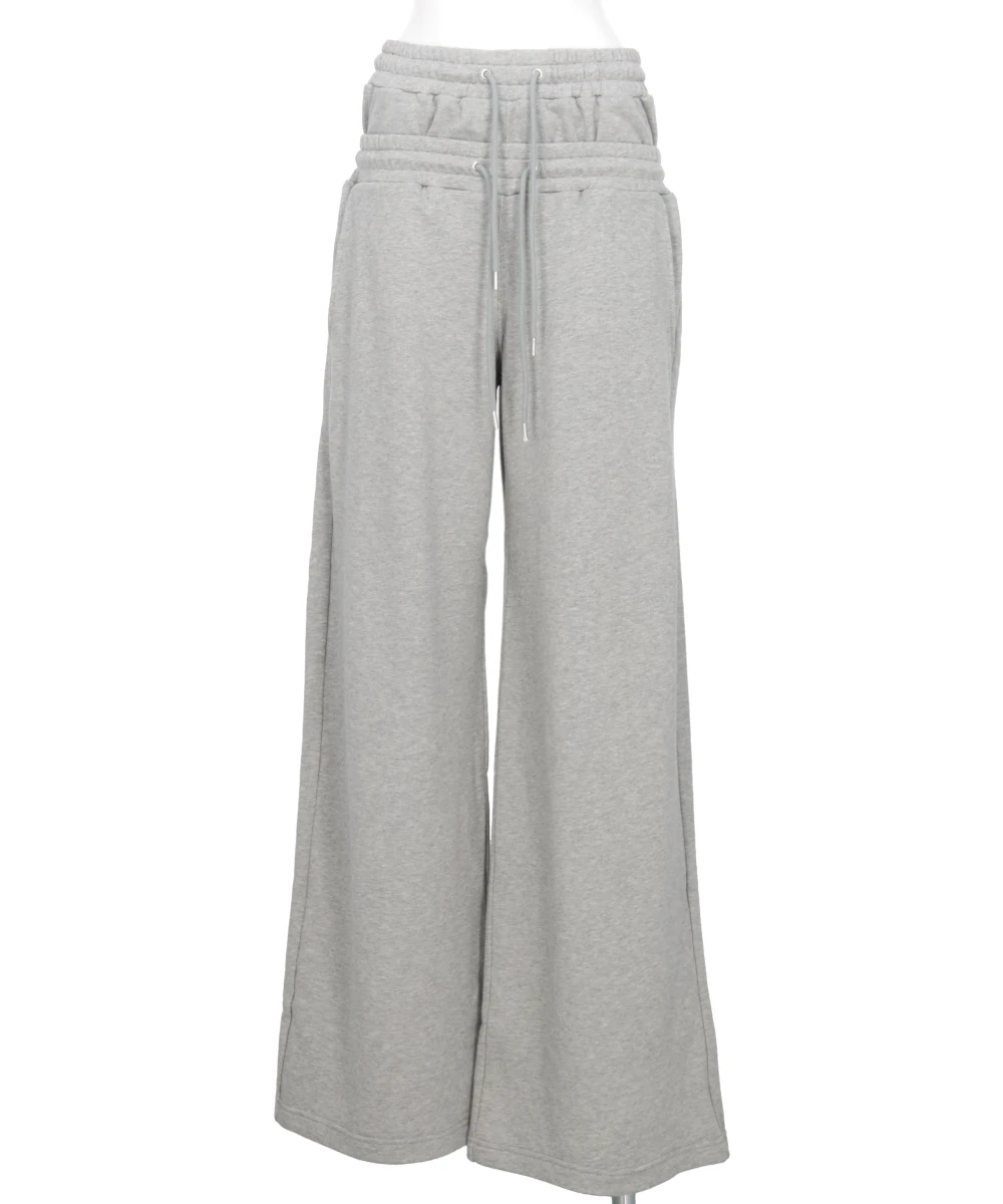 SWEAT STUCKED PANTS