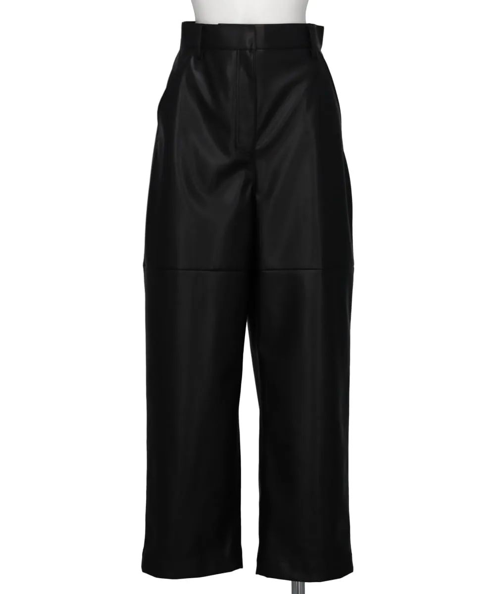 SYNTHETIC LEATHER TAPERED PANT