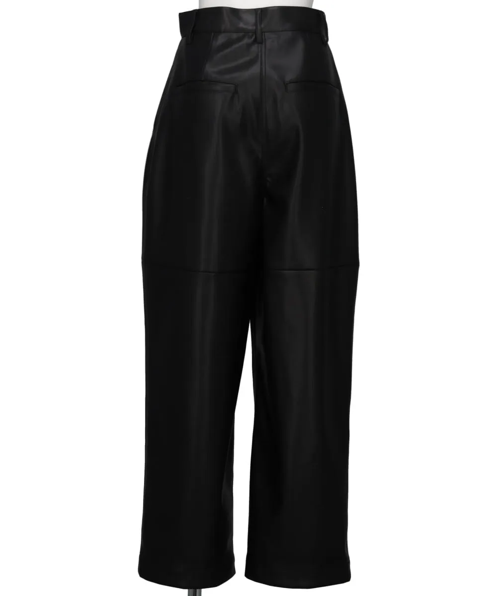 SYNTHETIC LEATHER TAPERED PANT