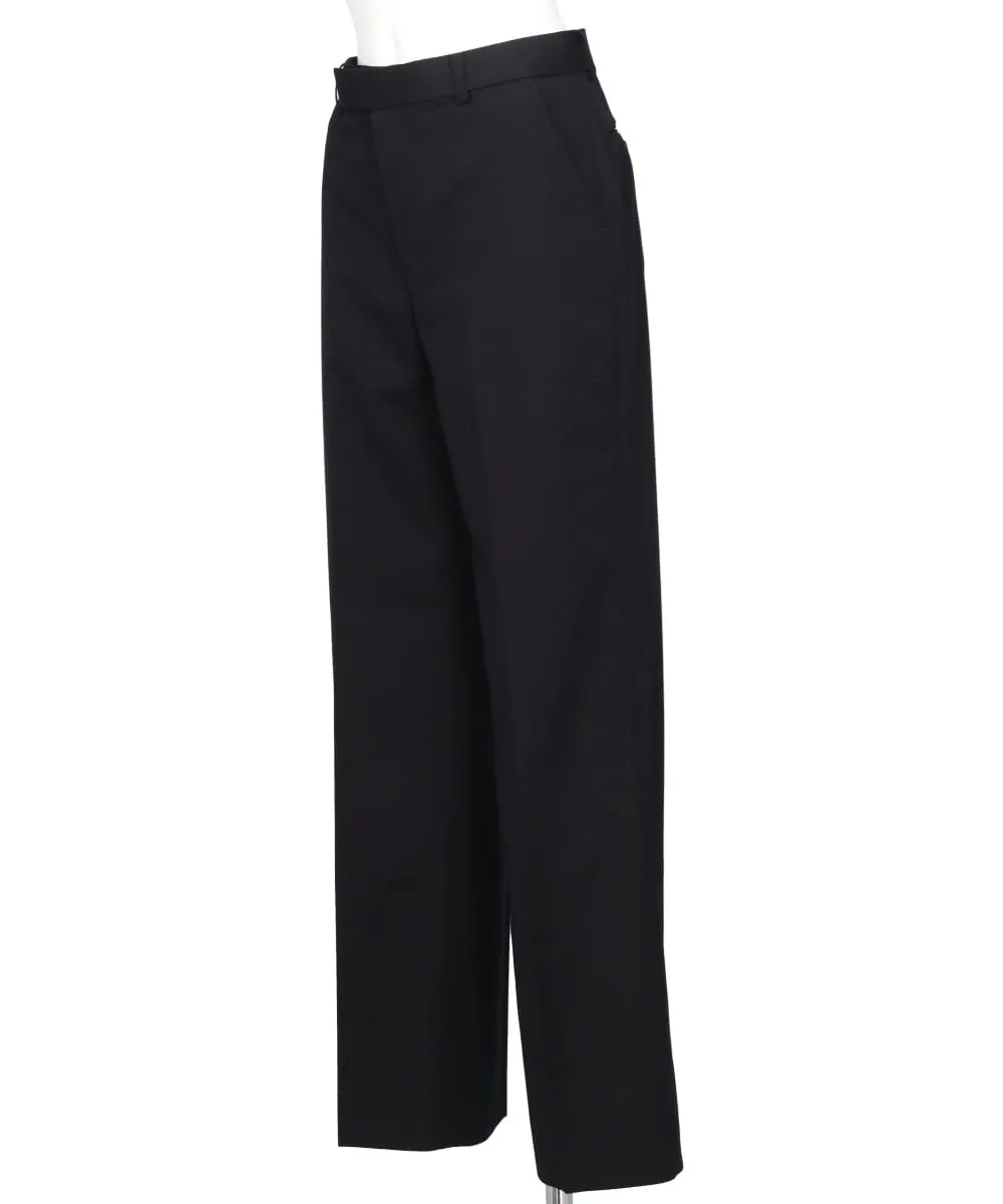 WOOL STRAIGHT TROUSERS