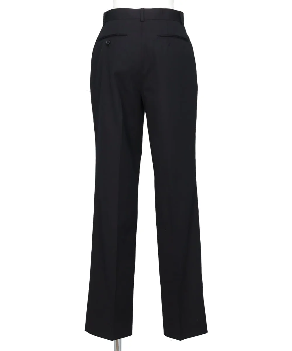 WOOL STRAIGHT TROUSERS