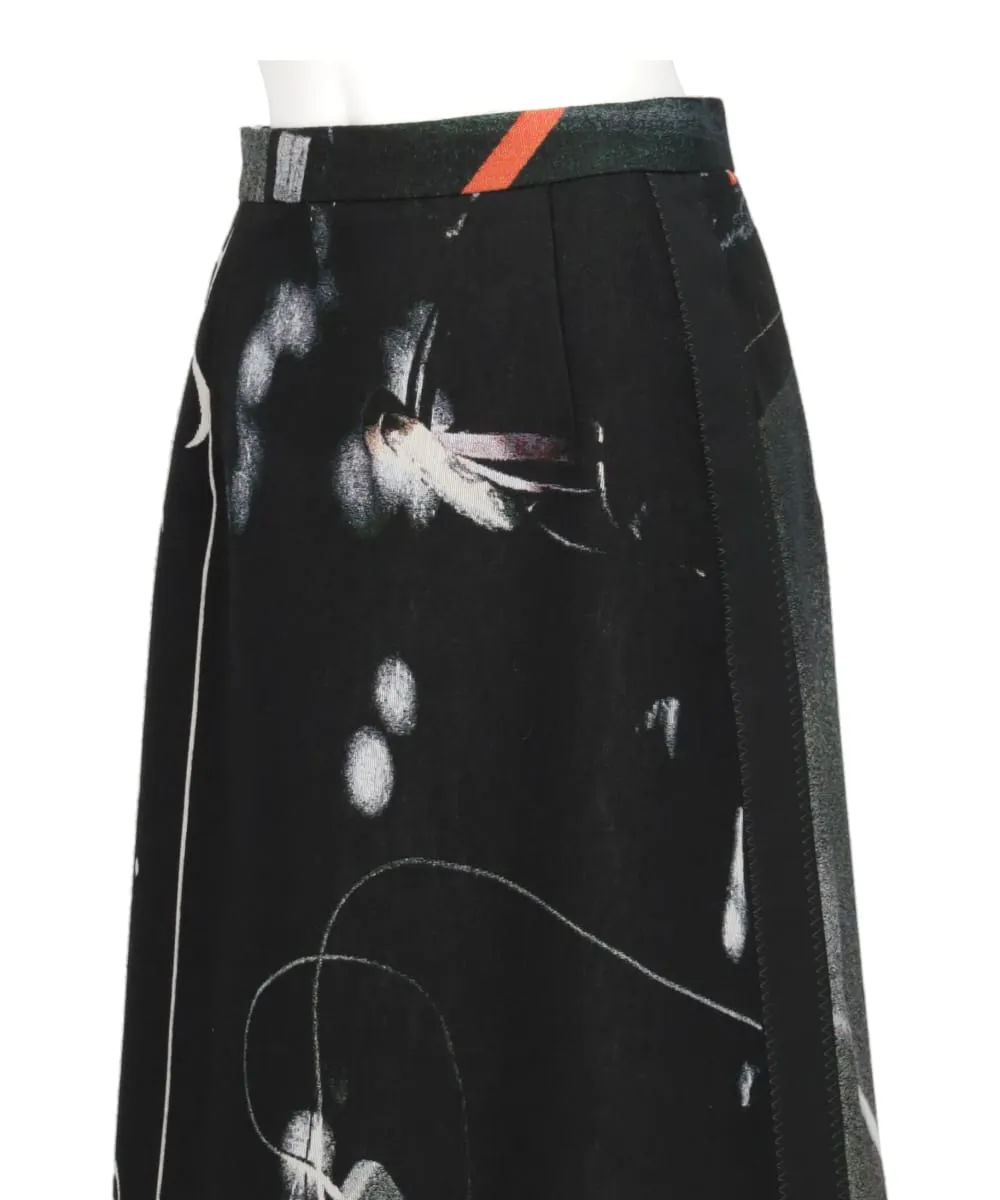 SIDE-ZIP LONG SKIRT