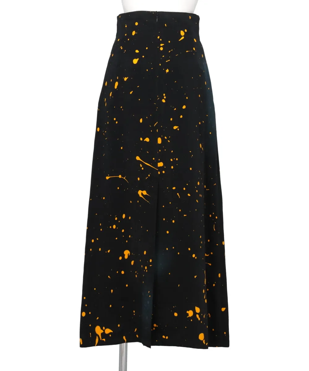 HAND PAINT BASSEN STRAIGHT LONG SKIRT