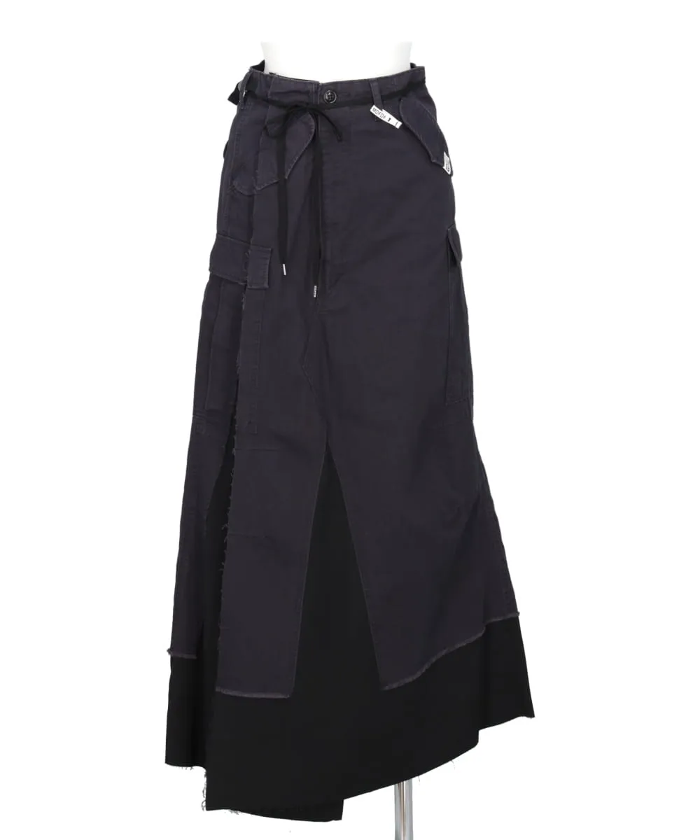 MILLITARY PANTS COMBINED SKIRT