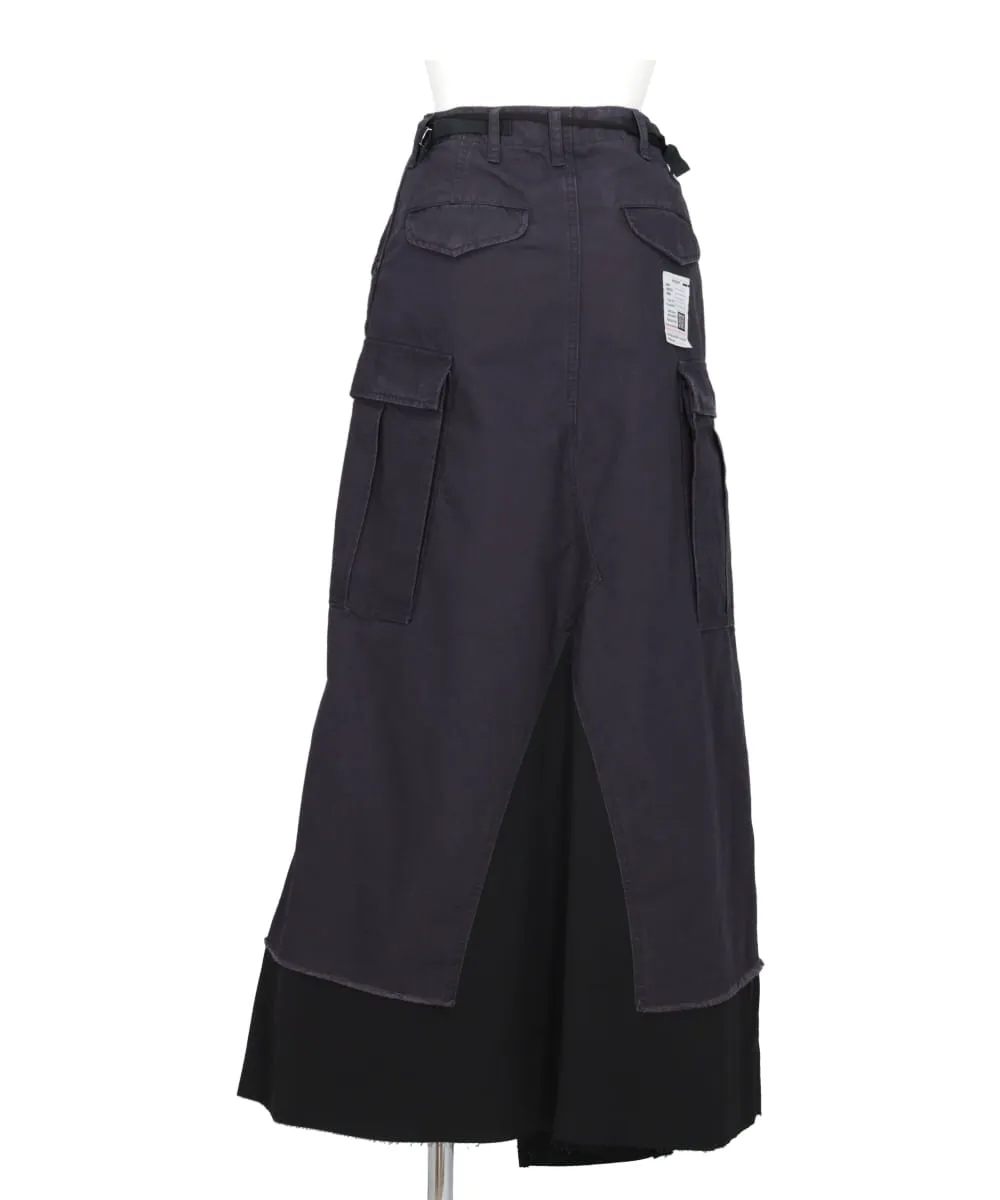 MILLITARY PANTS COMBINED SKIRT