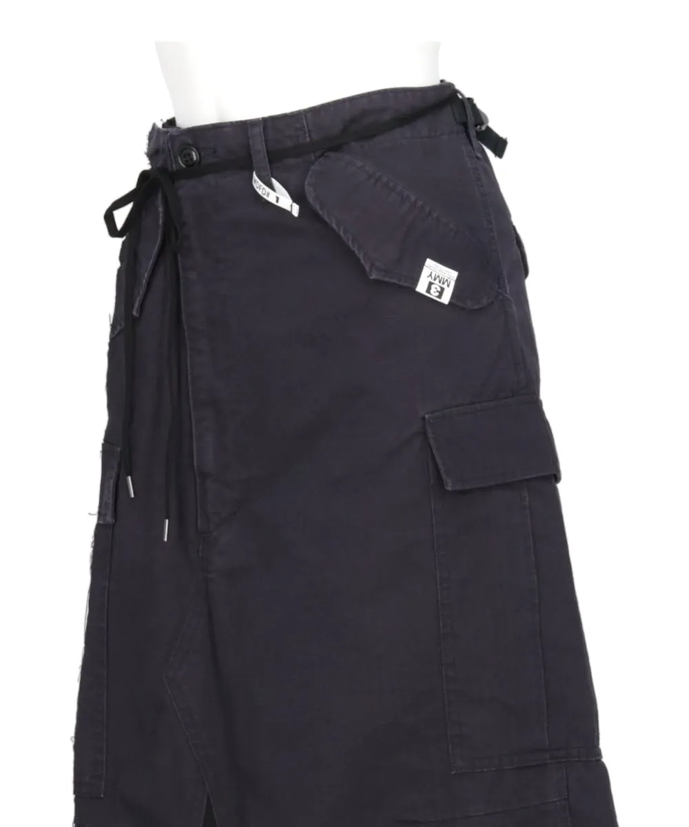 MILLITARY PANTS COMBINED SKIRT