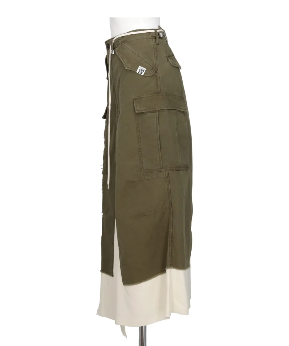 MILLITARY PANTS COMBINED SKIRT