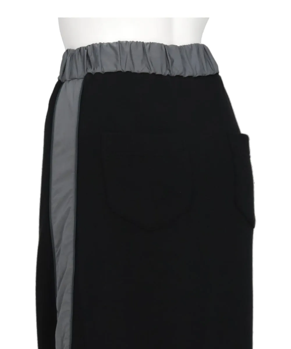 SWEAT DOCKING LINE SKIRT