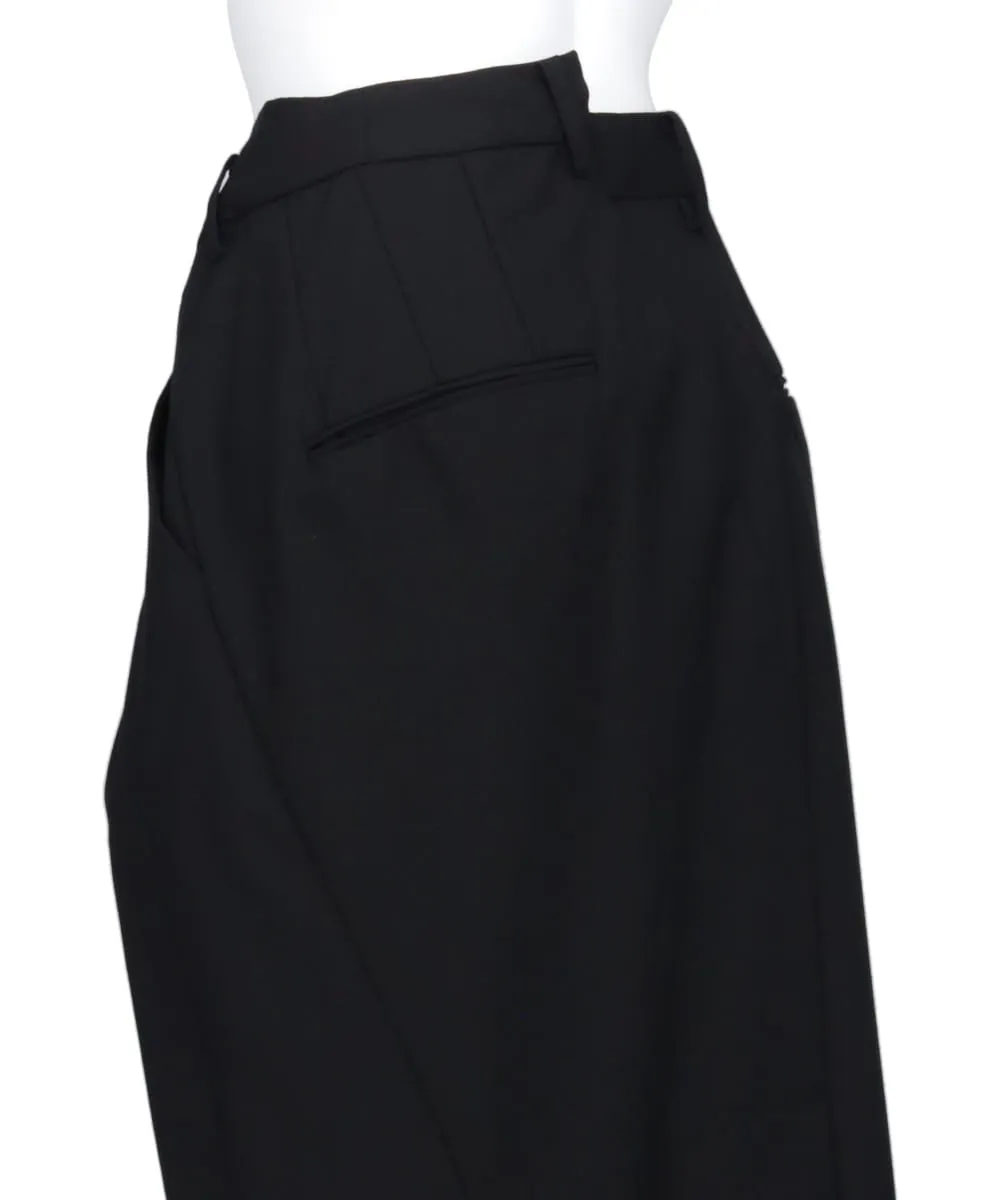 HIGH TWIST WEAVE MASCULINE STRAIGHT SKIRT