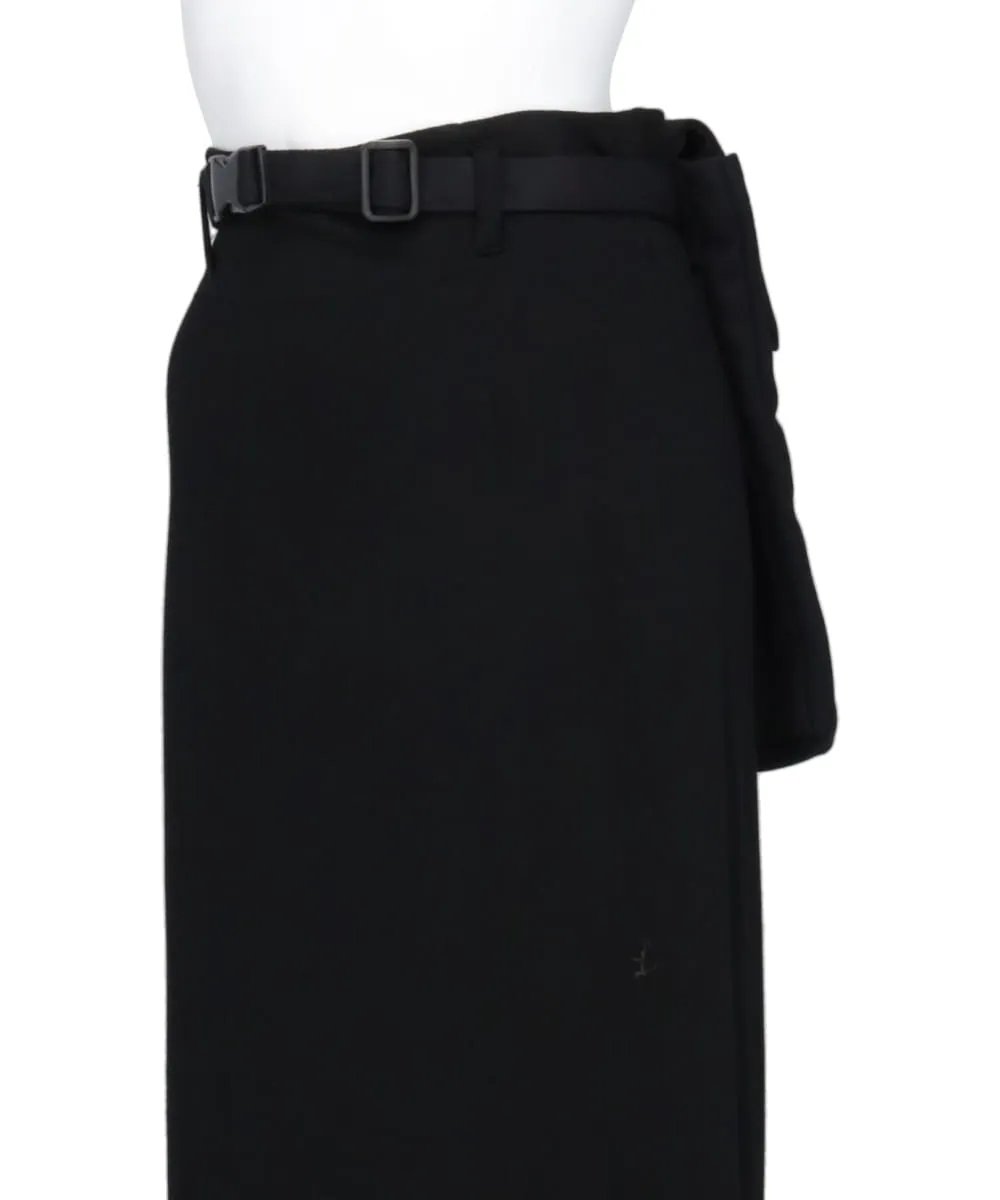 LONG FRONT CARGO POCKET SKIRT