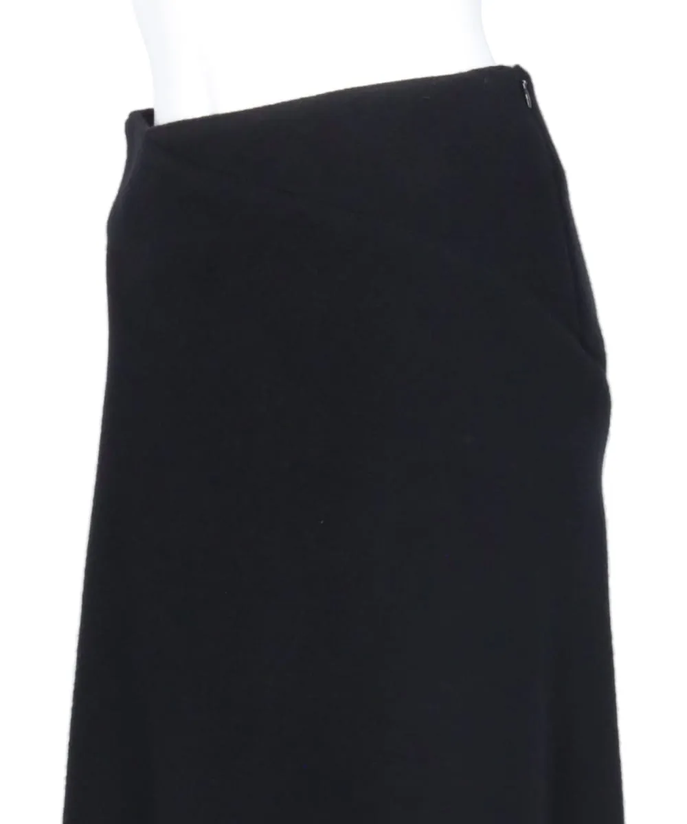 1 PIECE ASYMMETRICAL SKIRT IN DOUBLE FACE BEAVER