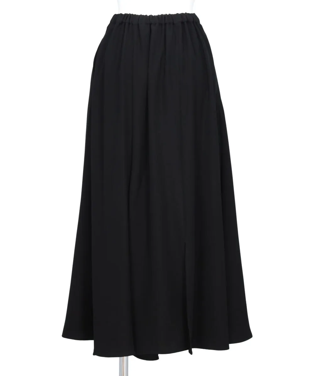 PE TWILL RANDOM SLIT SKIRT