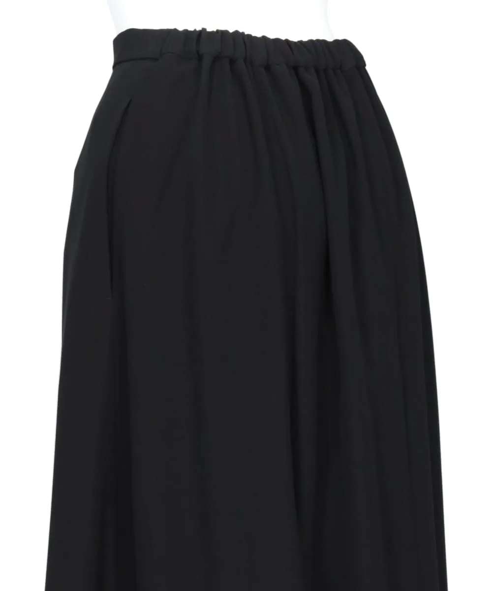 PE TWILL RANDOM SLIT SKIRT