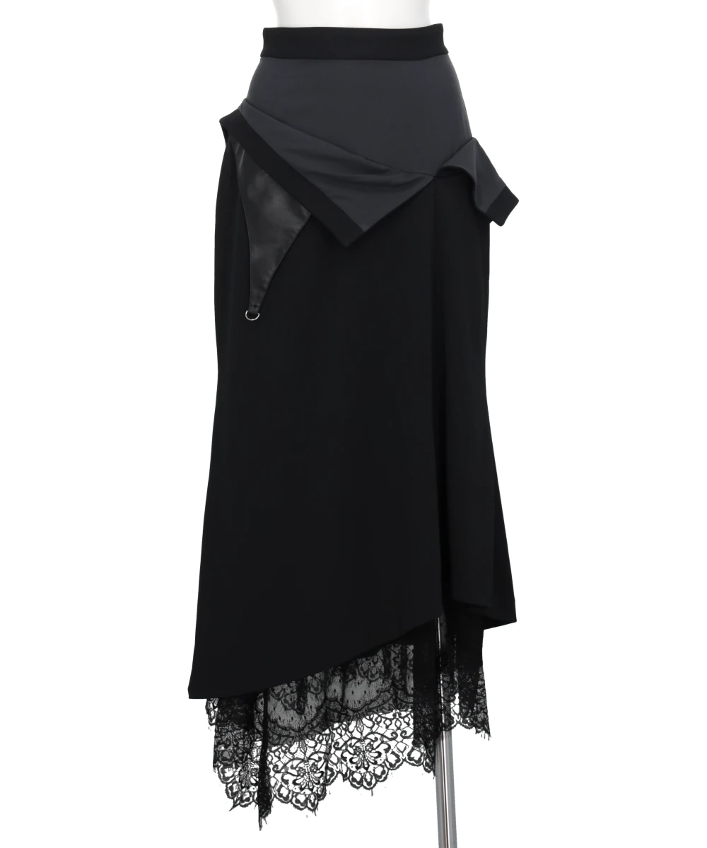 TURND UP LACE SKIRT