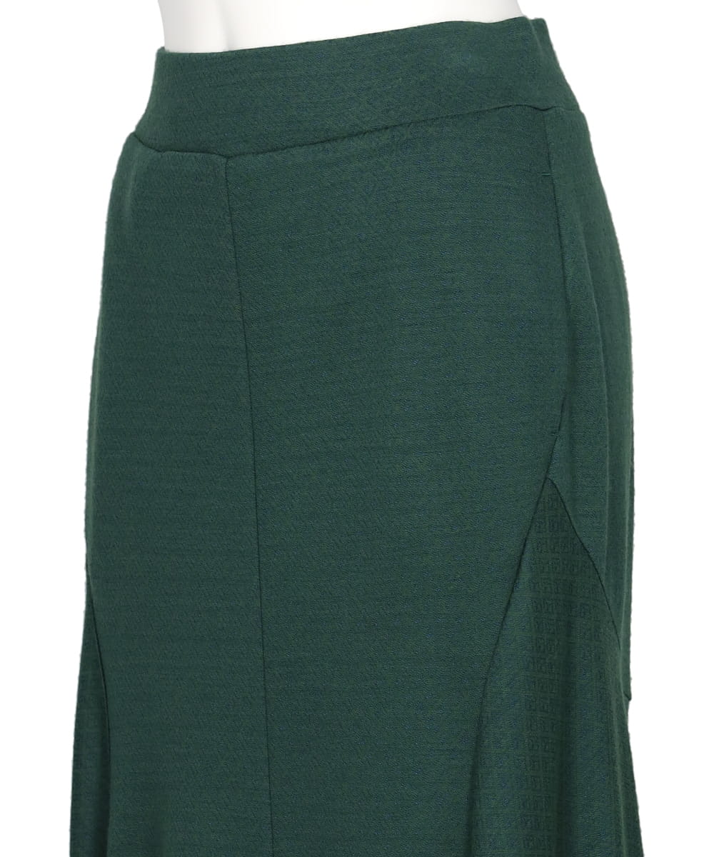 FLARED JERSEY SKIRT