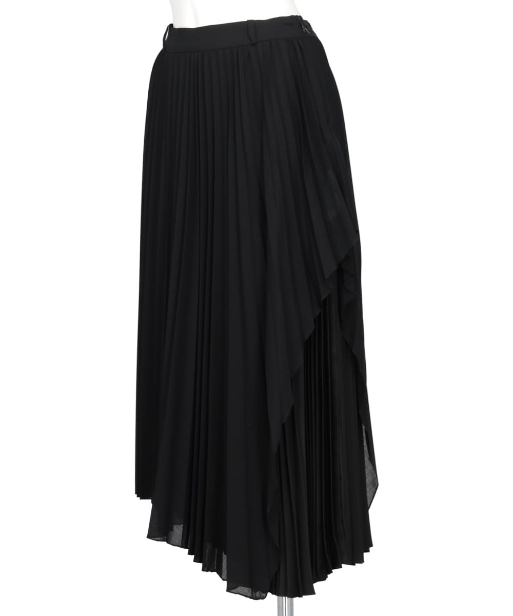 CONNECTED PLEATED SKIRT