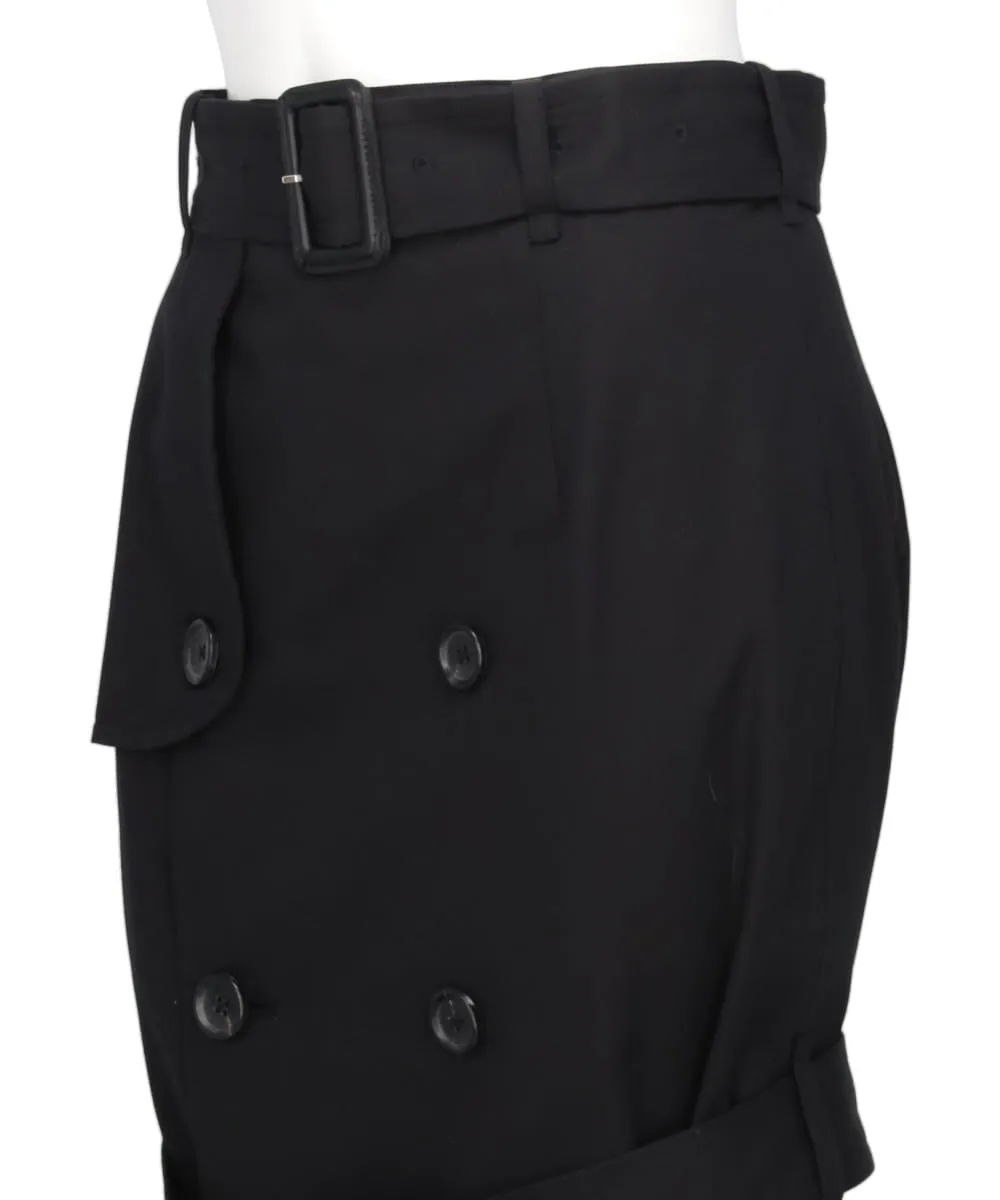 TWILL TRENCH SKIRT