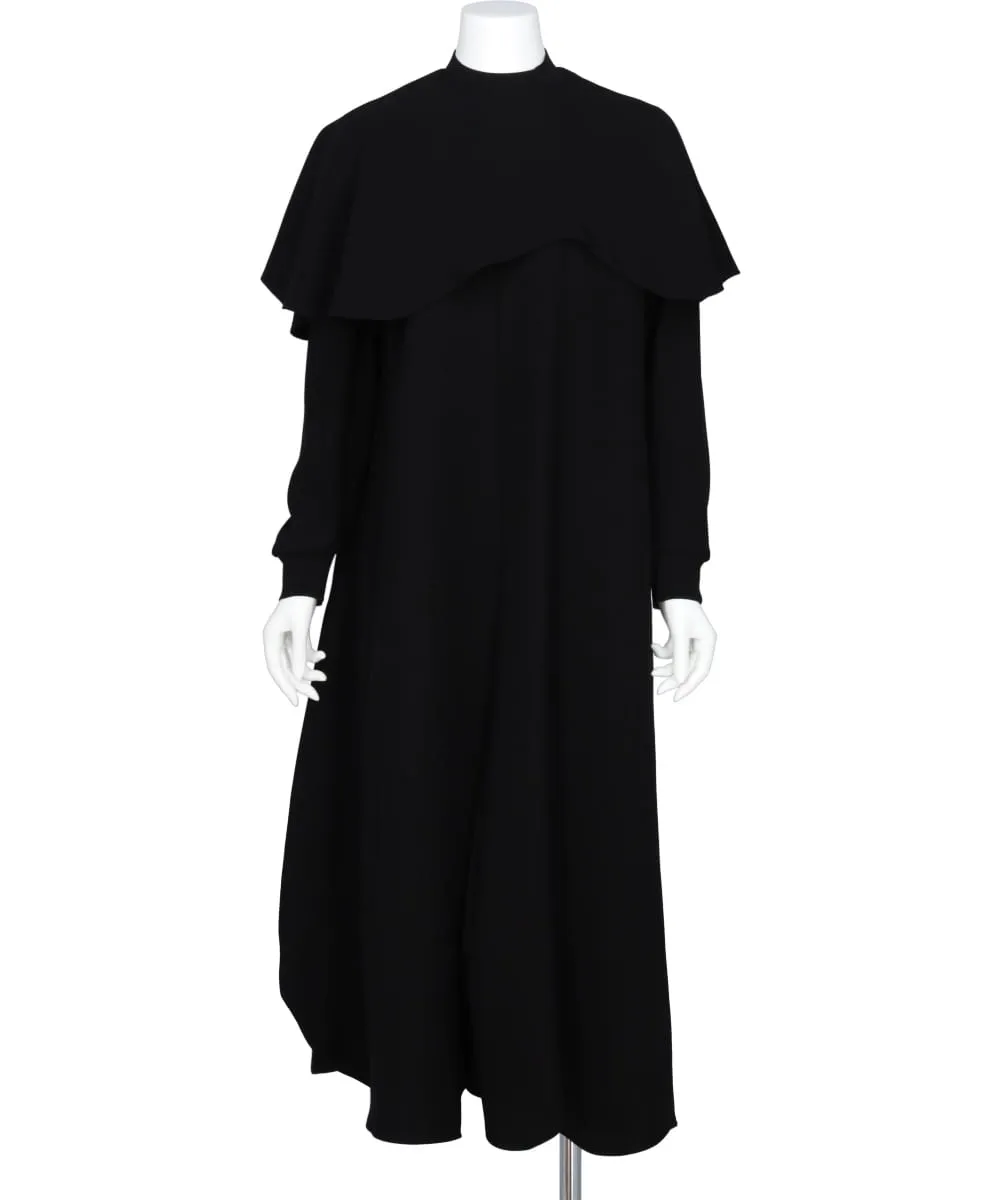 PE TWILL CAPE DRESS