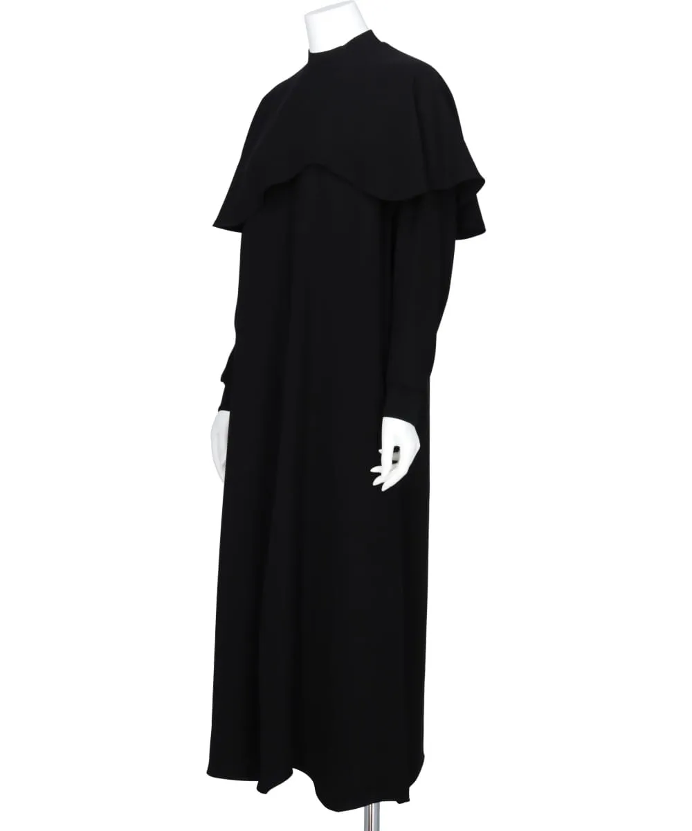 PE TWILL CAPE DRESS