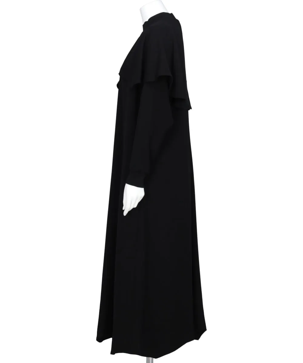 PE TWILL CAPE DRESS