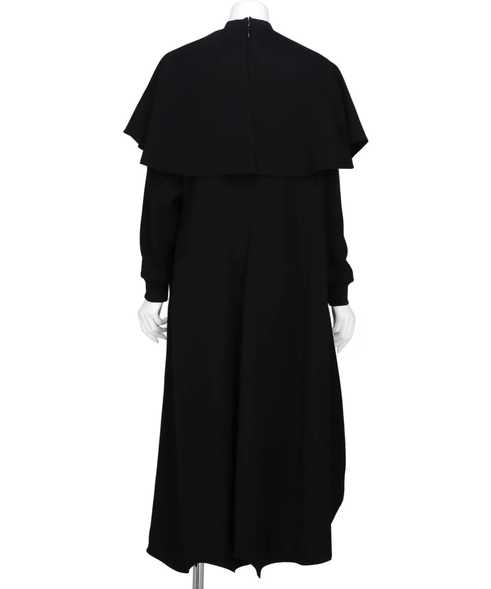 PE TWILL CAPE DRESS