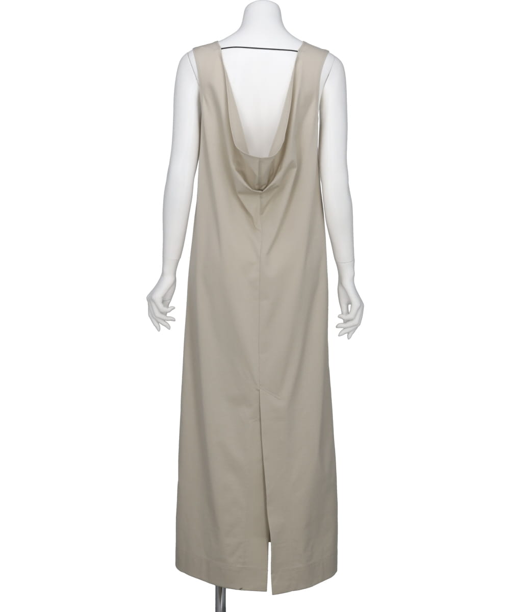 CLEFF BACK DRAPE DRESS