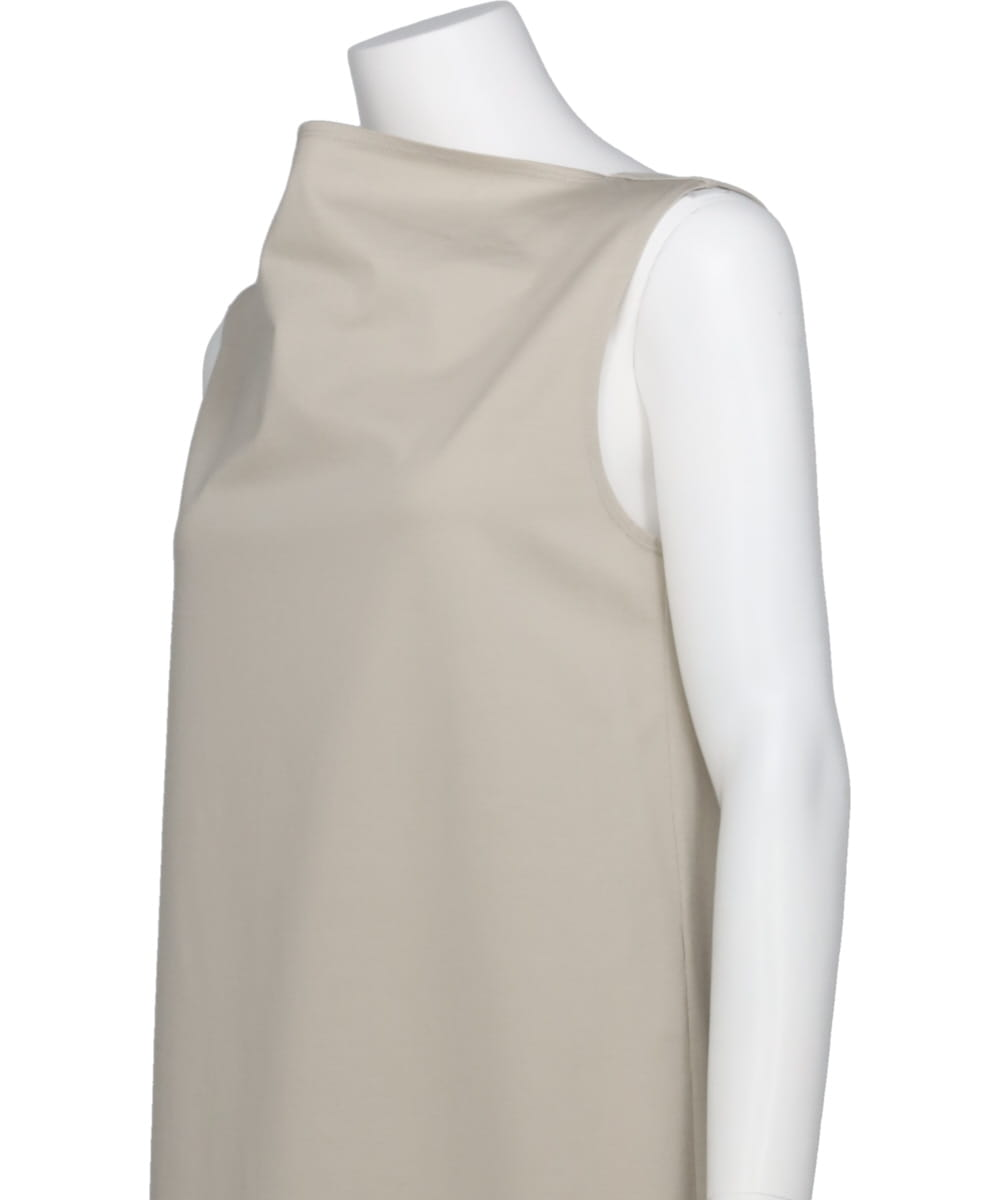 CLEFF BACK DRAPE DRESS