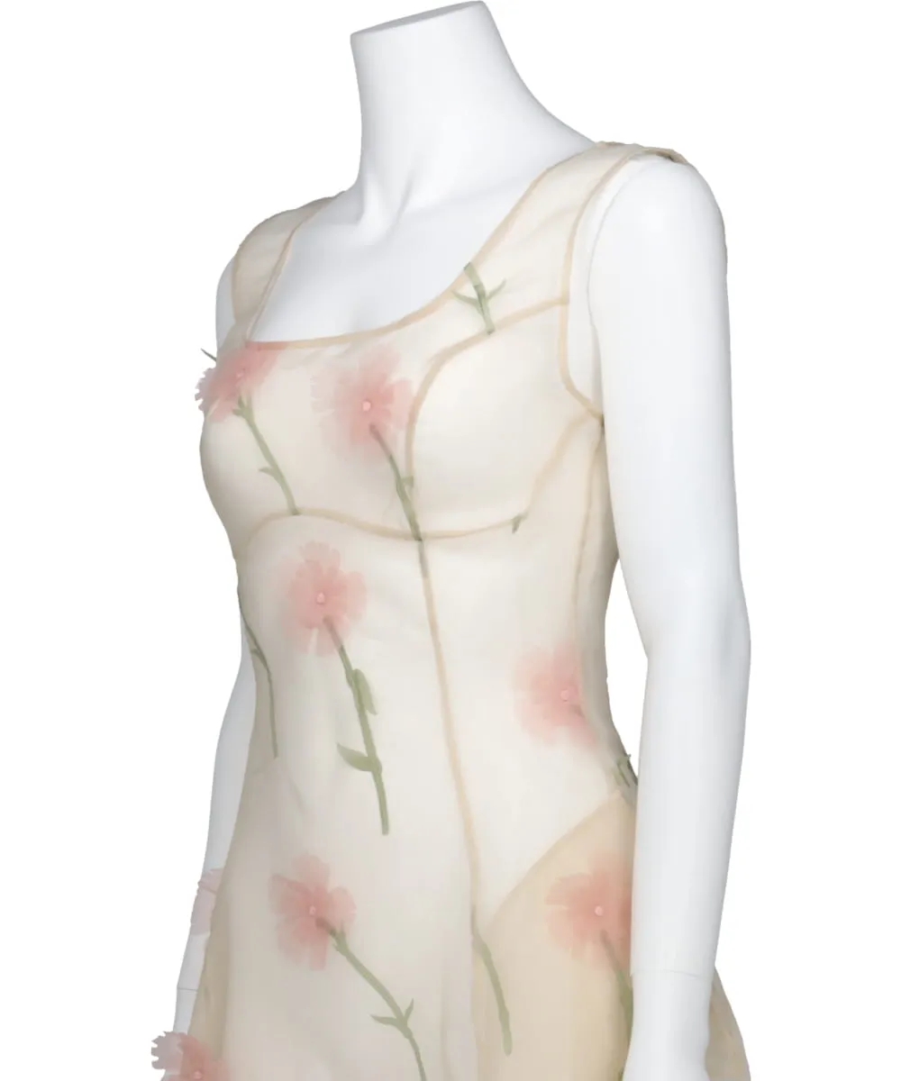 BALCONETTE BUST DETAIL DRESS