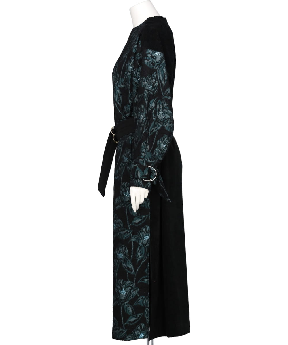 CAMELLIA JACQUARD DRESS