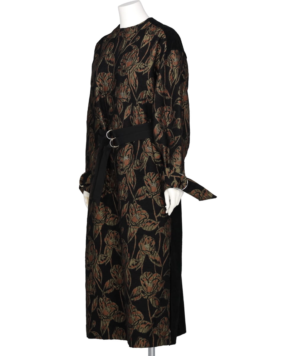 CAMELLIA JACQUARD DRESS