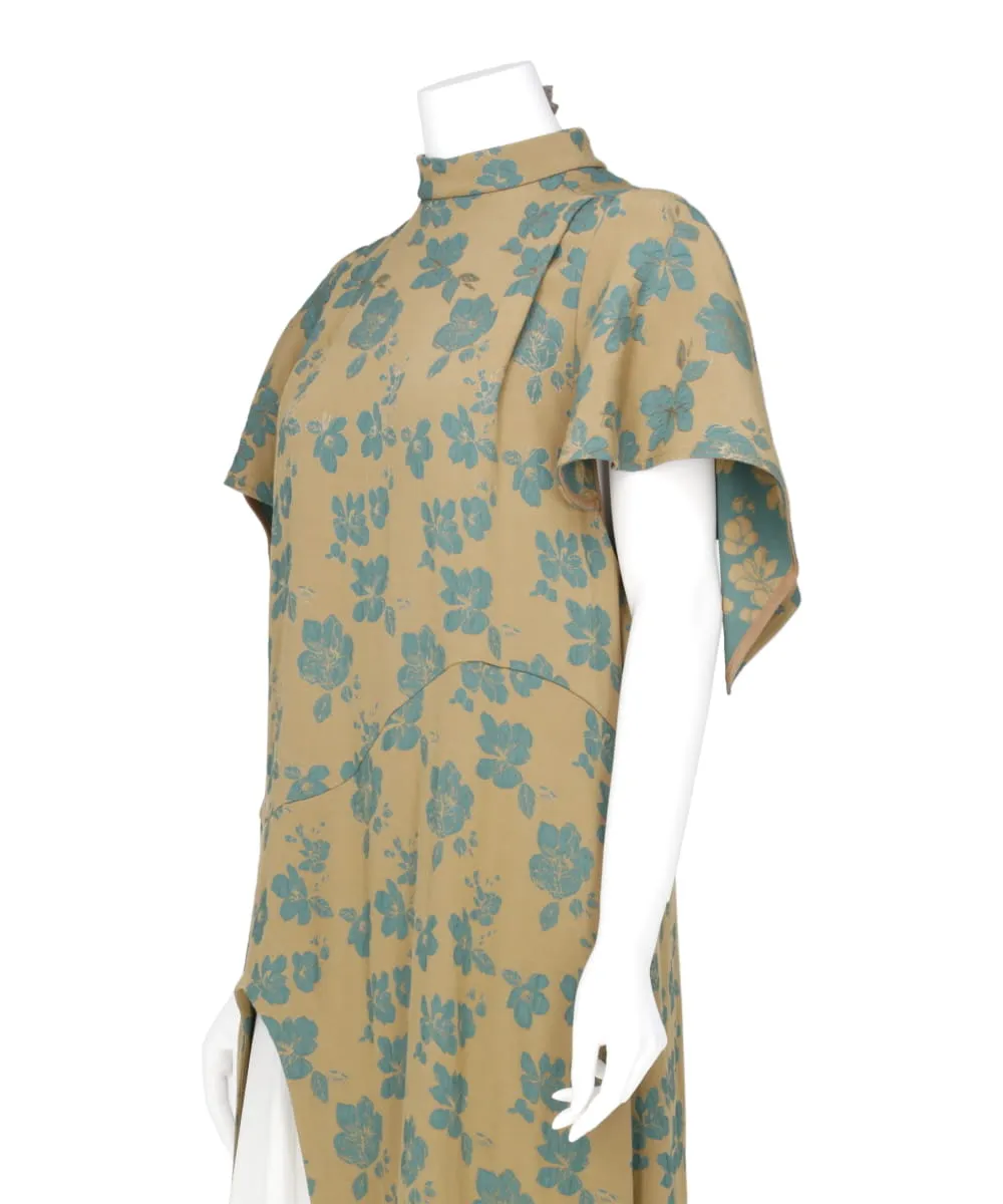 FLOWER JACQUARD DRESS
