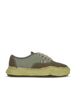 BAKER/ORIGINAL SOLE OVER DYED CANVAS L-TOP SNEAKER