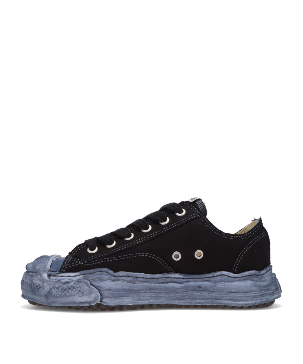HANK LOW/OS OVER DYED CANVAS LOW-TOP SNEAKER