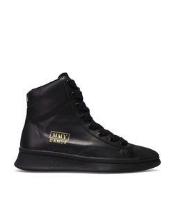 DANDE HIGH/OS LEATHER HIGH-TOP SNEAKER