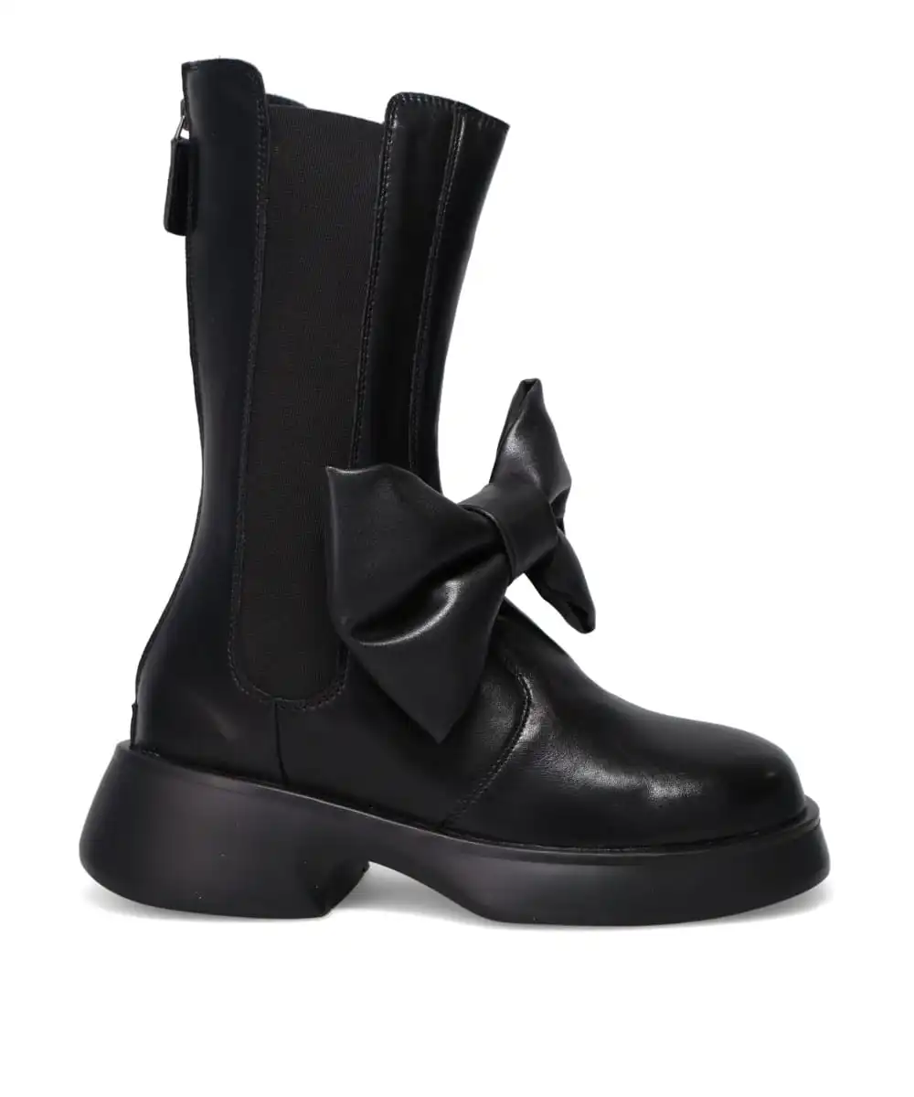 RIBBON BOOTS ECO LEATHER