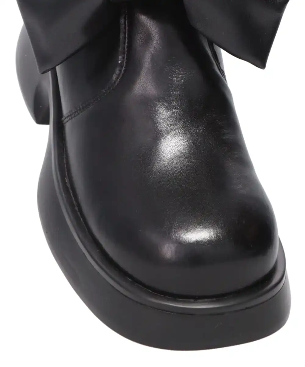 RIBBON BOOTS ECO LEATHER