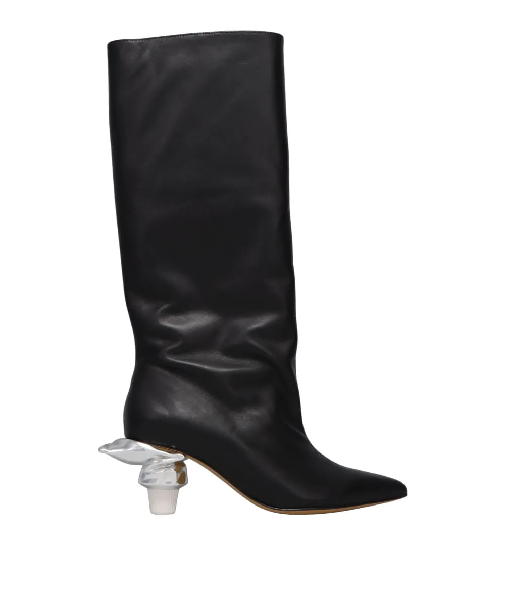 TOOTH PASTE HEEL LONG BOOTS