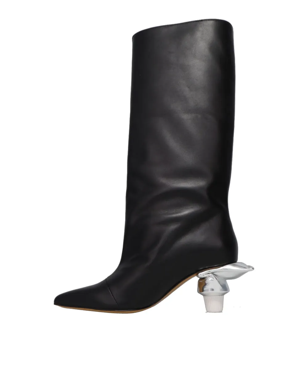 TOOTH PASTE HEEL LONG BOOTS